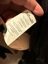 Load image into Gallery viewer, Diane von Furstenberg Size L Navy Blue Patent Leather Trenchcoat

