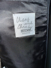 Load image into Gallery viewer, Moschino Black Bustier Leaf Collar Corset
