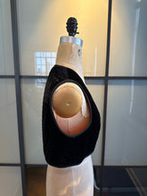 Load image into Gallery viewer, Anthony Muto AM/PM Size S/M Black &amp; Orange Velvet Vest
