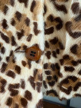 Load image into Gallery viewer, Moschino Cheap &amp; Chic Tan Goat Fur Cropped Short Sleeve Jacket
