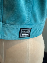 Load image into Gallery viewer, Versus Versace Teal Blue Suede Vest
