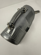 Load image into Gallery viewer, Moschino Silver Leather Lunch Box Bag
