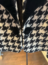 Load image into Gallery viewer, Moschino Cheap &amp; Chic  Black White Question Mark Wool &amp; Mohair Jacket
