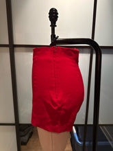 Load image into Gallery viewer, Moschino Cheap &amp; Chic Red Wool High Waist Shorts Vintage
