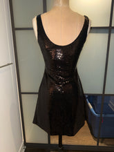 Load image into Gallery viewer, Moschino Black &amp; White Sequin Skater Dress
