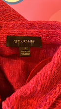 Load image into Gallery viewer, St. John Size 8 Pink Knit Boucle Coat
