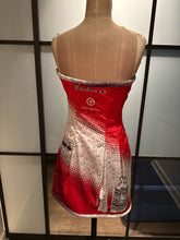 Load image into Gallery viewer, Moschino Red &amp; White Size 6 Strapless Coca-Cola Dress

