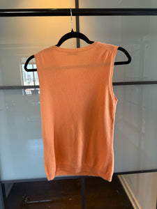 Moschino Peach Cashmere Knit Knitting Sweater