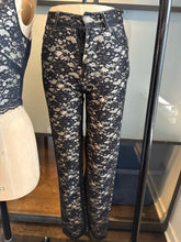 Load image into Gallery viewer, Moschino Jeans Vintage Black Lace 2 pc Pant &amp; Top Set
