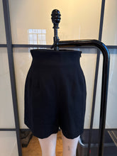 Load image into Gallery viewer, Moschino Cheap &amp; Chic Black Wool High Waist Shorts
