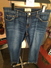 Load image into Gallery viewer, Current / Elliott Size 28 Blue Stretch Cotton Distressed Jeans 2400-314-52120
