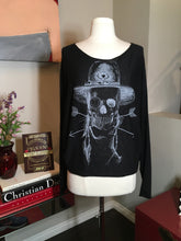 Load image into Gallery viewer, 291 Size 1 Black Cashmere SKull Arrow  Sweater 2400-850-9220
