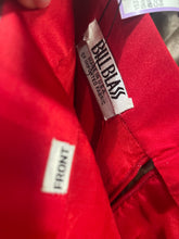 Load image into Gallery viewer, Bill Blass Size M Red Silk Satin Skirt
