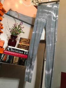 The People of the Labyrinths Tie Dye Gray Modal Leggings Pants 2400-484-9320