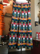 Load image into Gallery viewer, Missoni Size 42 Wool Orange Black Green Knit Square Pants 2400-382-12320
