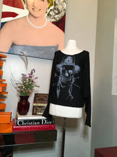 Load image into Gallery viewer, 291 Size 1 Black Cashmere SKull Arrow  Sweater 2400-850-9220
