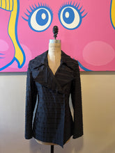 Load image into Gallery viewer, Maison Margiela Black Ribbon Pleated Cotton Jacket
