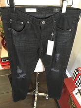 Load image into Gallery viewer, Adriano Goldschmed Size 29 Black Stretch Cigarette Jeans NWT 2400-329-31020
