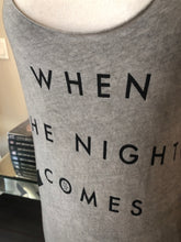 Load image into Gallery viewer, BLK OPM Sz S Taupe Cotton When The Night Comes T-shirt 2400-875-3922
