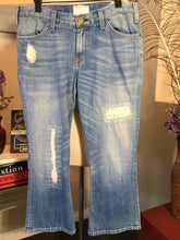 Load image into Gallery viewer, Current / Elliott Sz 27 Blue Stretch Cotton Distressed Jeans 2400-293-52120
