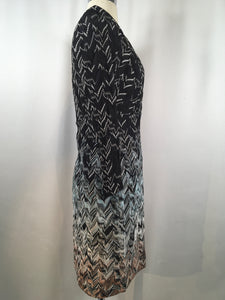 Missoni Size 40 Black & White Knit Dress 1-308-41819