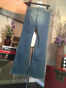 Allen B Size 29 Blue Stretch Cotton Bell Botton Jeans 2400-288-52120