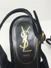 Load image into Gallery viewer, Yves Saint Laurent Black Trib Too Suede Pumps 1-532-112021
