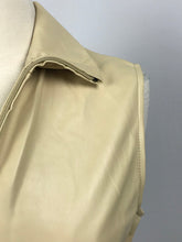 Load image into Gallery viewer, Burberry Prorsum Size 42  Tan Leather Vest - 1580-41-9818
