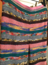 Load image into Gallery viewer, Missoni Size 42 Pink &amp; Green Waffle Striped Knit Striped Pants 2400-386-11820
