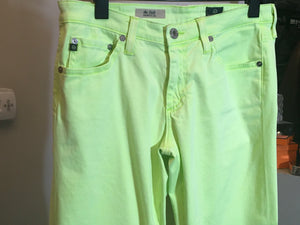 Adriano Goldschmed The Stilt Lime Green Stretch Cotton Jeans 2400-297-22920