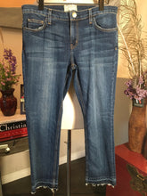 Load image into Gallery viewer, Current / Elliott Size 28 Blue Stretch Cotton Distressed Jeans 2400-314-52120
