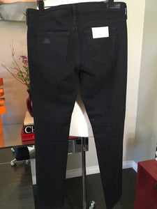 Adriano Goldschmed Size 29 Black Stretch Cigarette Jeans NWT 2400-329-31020