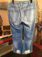 Load image into Gallery viewer, Current / Elliott Sz 27 Blue Stretch Cotton Distressed Jeans 2400-293-52120
