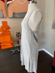 Beauitful People Size S Gray Rayon Knit Tank Top 2400-847-3922