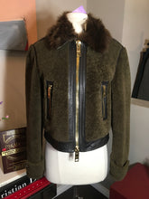 Load image into Gallery viewer, Burberry Brit Size 6 Brown Shearling Fur Jacket Coat 2677-1-92420
