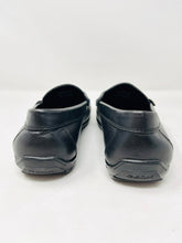 Load image into Gallery viewer, Geox 6 Black Leather Driving Shoes Loafers 1-440-8721
