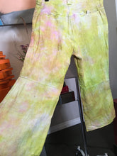 Load image into Gallery viewer, The People of the Labyrinths Peach Green Hombre Linen Pants 2400-409-22720
