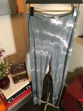 Load image into Gallery viewer, The People of the Labyrinths Tie Dye Gray Modal Leggings Pants 2400-484-9320
