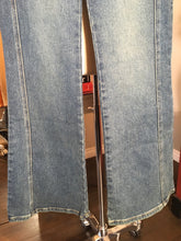 Load image into Gallery viewer, Lenfontaine Size 4 Blue DenierBell Boton Lace Up Jeans 2400-280-52120
