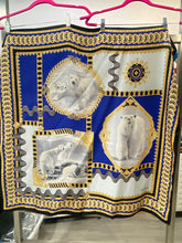 Load image into Gallery viewer, Escada Dress Polar Bear Silk Scarf
