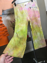 Load image into Gallery viewer, The People of the Labyrinths Peach Green Hombre Linen Pants 2400-409-22720
