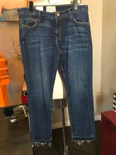 Load image into Gallery viewer, Current / Elliott Size 28 Blue Stretch Cotton Frayed Jeans NWT 2400-320-31020
