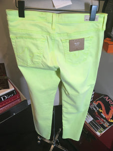 Adriano Goldschmed The Stilt Lime Green Stretch Cotton Jeans 2400-297-22920