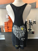 Load image into Gallery viewer, 291 Sz 3 Black Tencel Jersey Heart Destiny Tank Top 2400-854-3922
