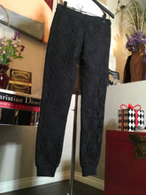 Load image into Gallery viewer, Philipp Plein Size S Black Cotton Lace Sweatpants 2400-400-12519
