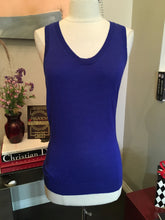 Load image into Gallery viewer, Alexander McQueen Size M Purple Wool &amp; Silk Cashmere Knit Top 2400-753-12119
