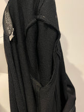 Load image into Gallery viewer, St. John Size 0 Black Santana Knit Beaded Long Sleeve Gown Dress
