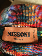 Load image into Gallery viewer, Missoni Size 42 Wool Orange Black Green Knit Square Pants 2400-382-12320
