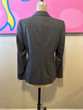 Load image into Gallery viewer, Stella McCartney Size 42 Gray Wool Houndstooth Jacket Blazer
