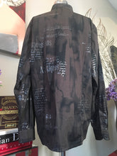 Load image into Gallery viewer, Signum Size L Brown Cotton Script Long Sleeve Shirt 2400-69-5720
